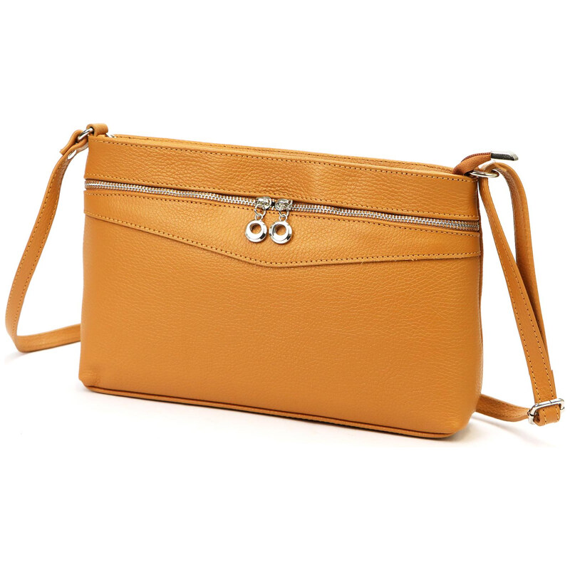 Kožená kabelka Luka hnedá KZ56678 62534726