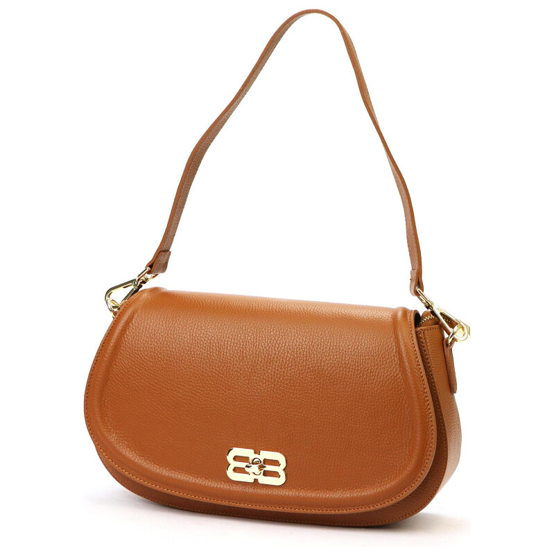 Kožená kabelka Luka hnedá KZ56665 62534745