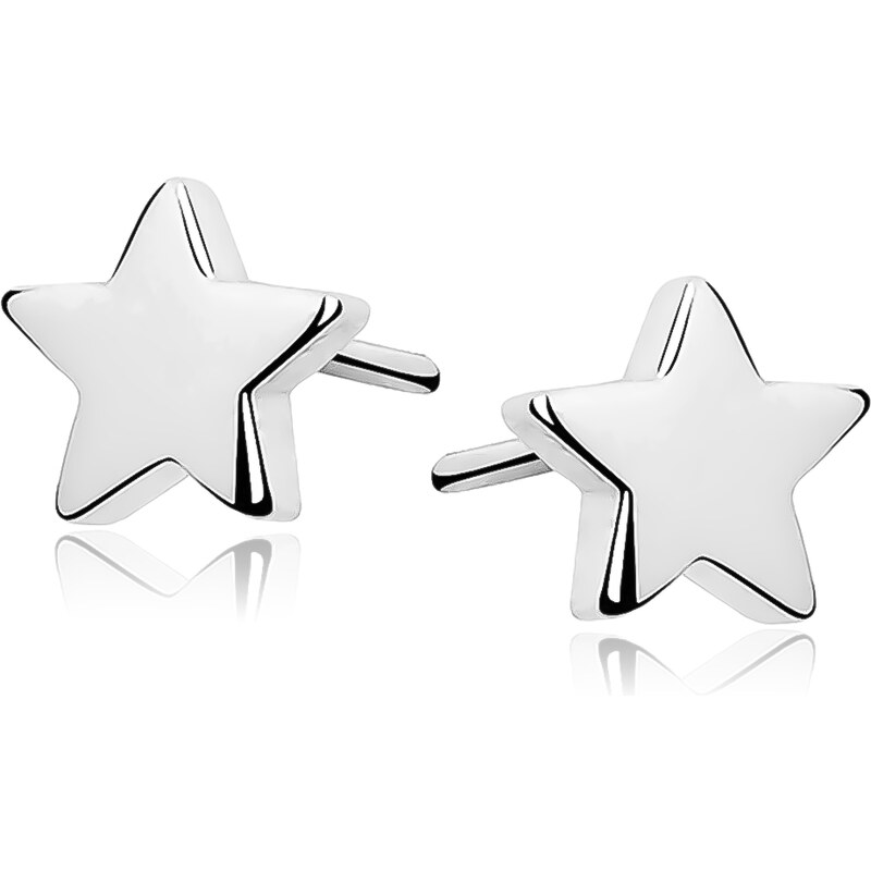 Olivie Strieborné náušnice HVIEZDIČKY 3317 11742811