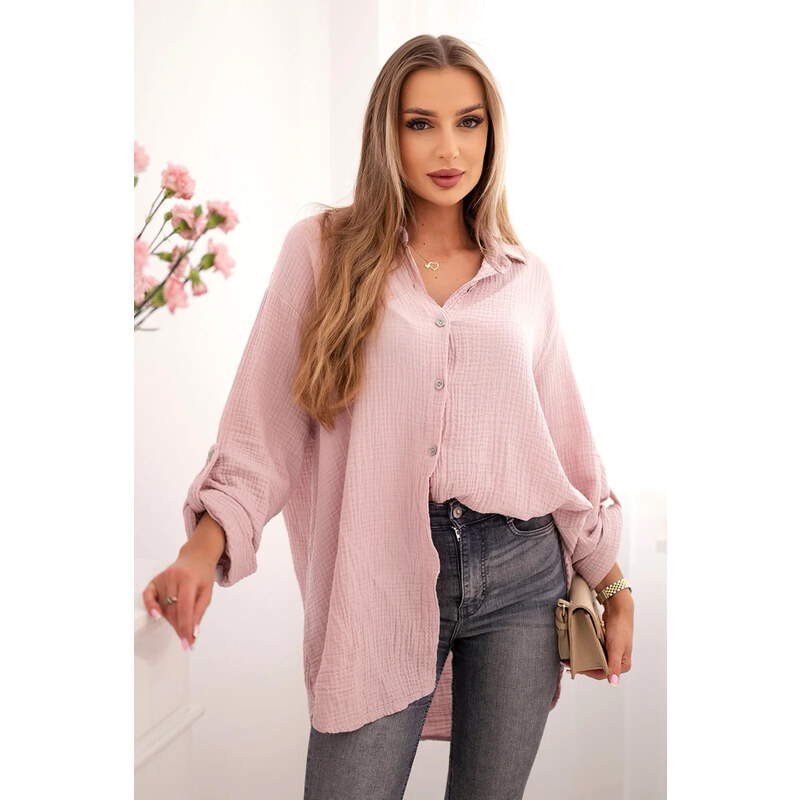 Fashionweek Košeľová blúzka z ľahkej a príjemnej bavlny K65622 61801071