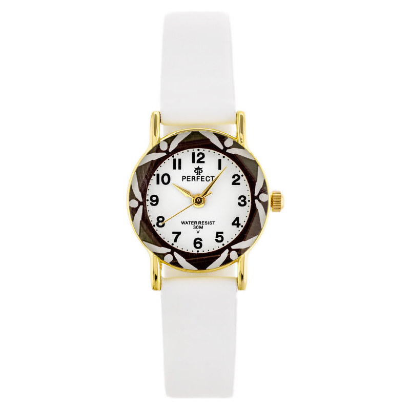 Hodinky detské PERFECT L248 - biele (zp968f) 34496500