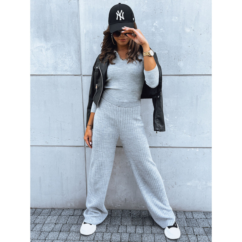 BASIC Široké rebrované nohavice MOSSYMOOD UY1691 45802663