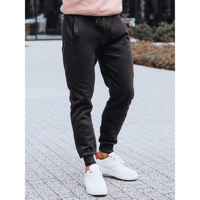 BASIC Čierne pánske tepláky UX2395z 46049038