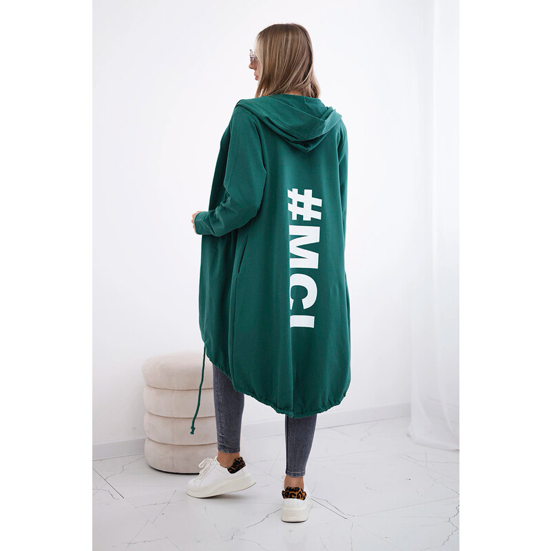 Fashionweek Športová blezer mikina s kapucňou a potlačou K9005 48750763