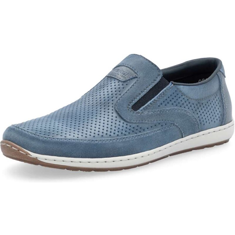 Pánske mokasíny RIEKER 08858-12 modrá S5 62550483