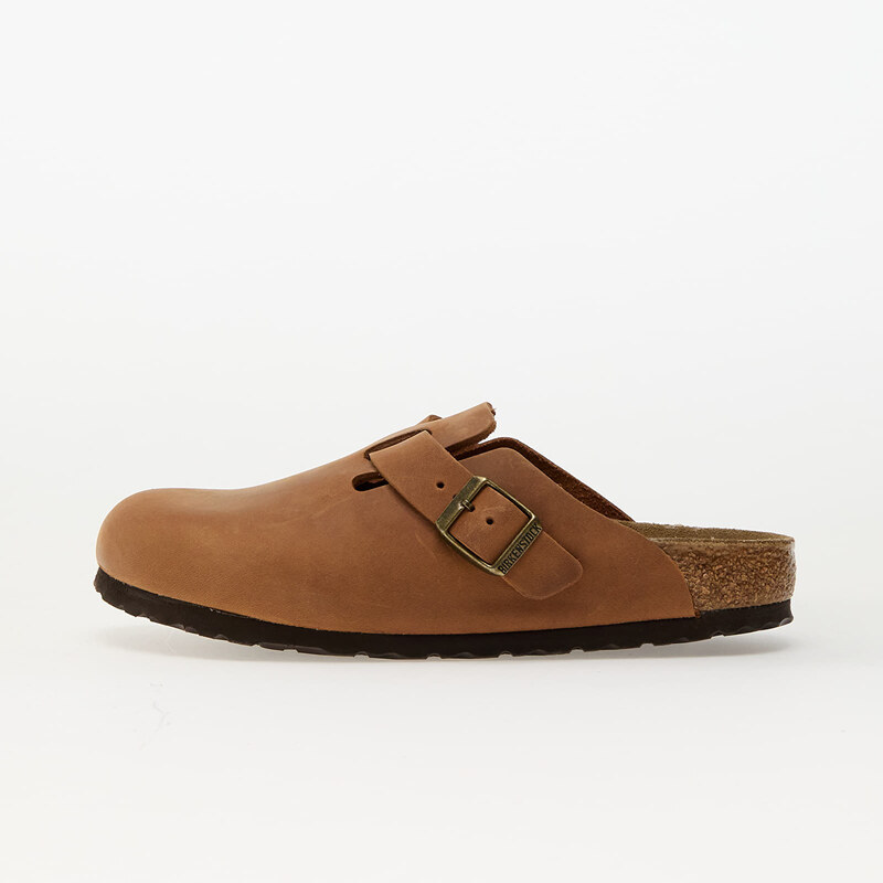 Birkenstock Boston Natural Leather Oiled Cognac 62552976