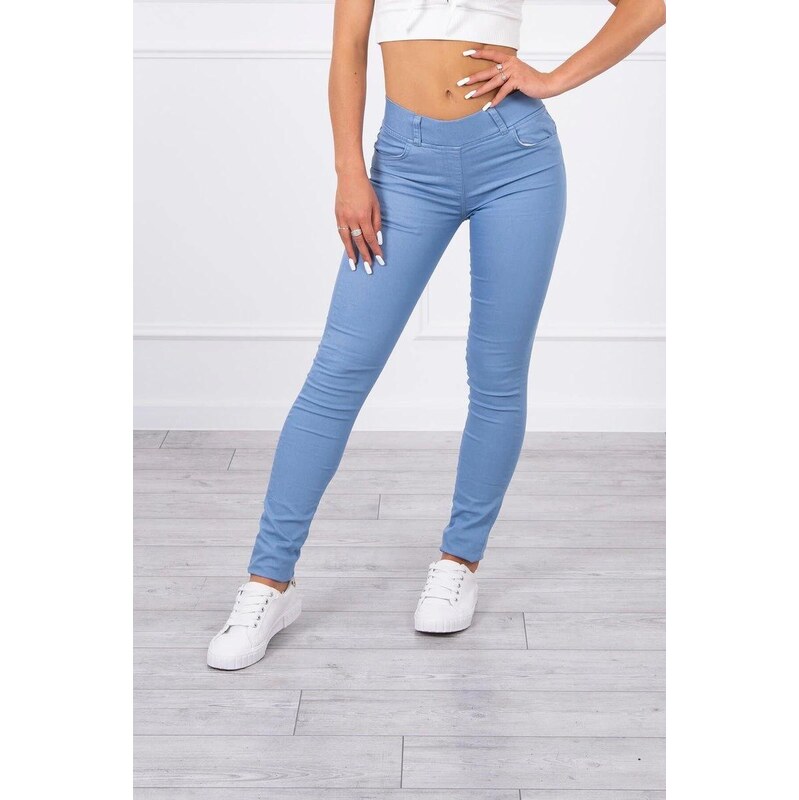 MladaModa Džínsové nohavice model 2628P farba svetlá džínsová 63034359