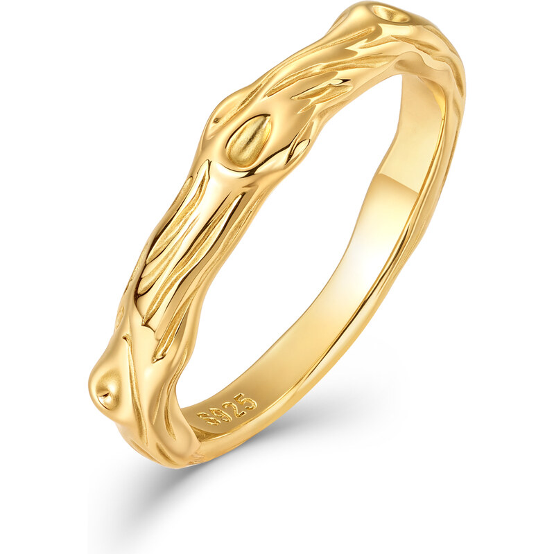 Olivie Strieborný prsteň VETVIČKA GOLD 9437 64818315