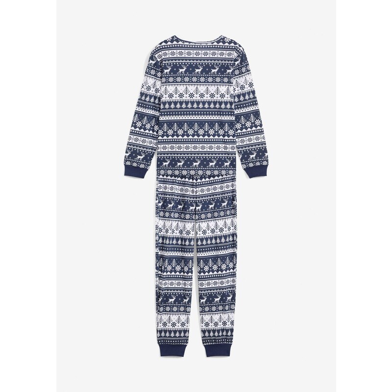 bonprix Detské pyžamo (2-dielne) s bio bavlnou, farba modrá 58271651