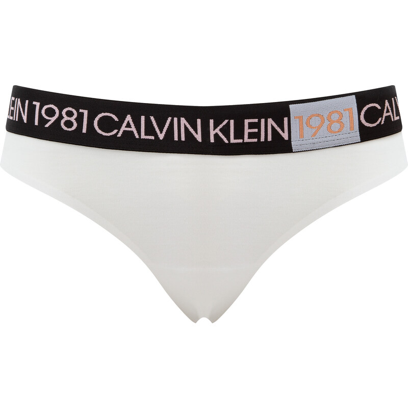 Dámske tangá QF5448E-100 - Calvin Klein 62560439
