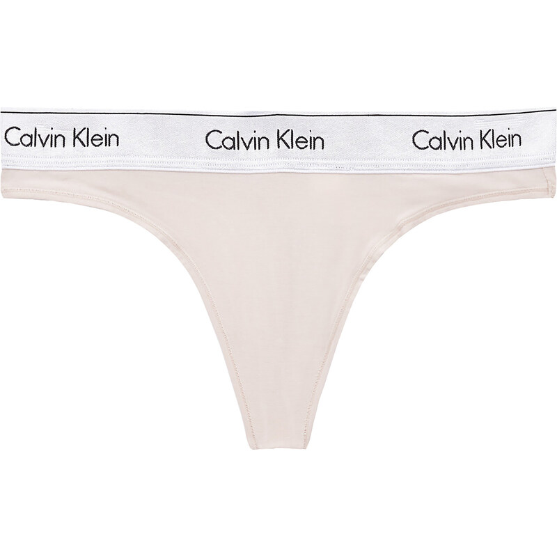Dámske metalické tangá Modern Cotton QF6136E-VJS - Calvin Klein 62560462