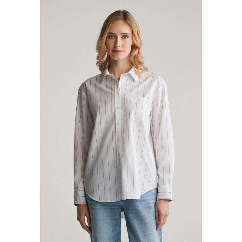 KOŠEĽA GANT REL STRIPED CONTRAST SHIRT EVENING BLUE 62563806