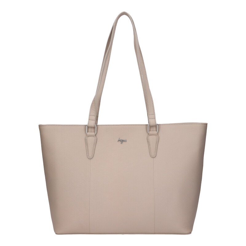 Lagen Dámska kožená kabelka BLC-224/2777 béžová 64196542