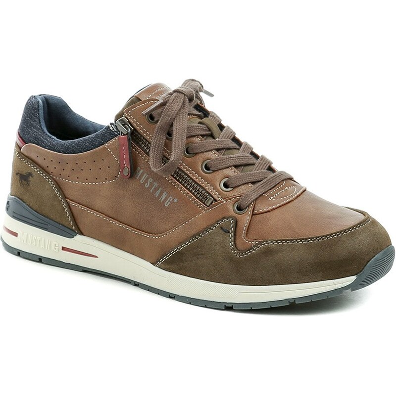 Mustang 4154-313-333 hnedé pánske poltopánky 62578572