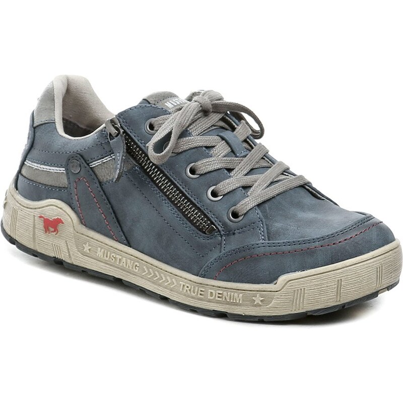 Mustang 1290-302-8 modré dámske poltopánky 62578584