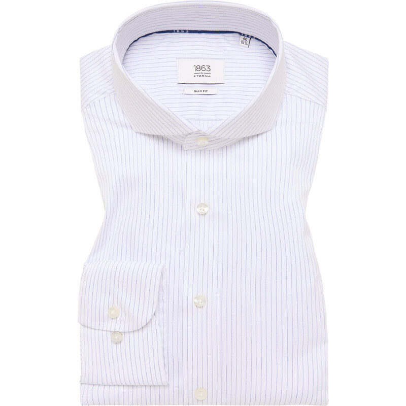 Pánska twillová pásikavá košeľa ETERNA slim fit 62578821