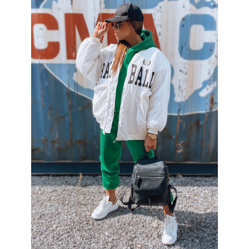 BASIC Biely oversize bomber BASKET TY3118 35493641