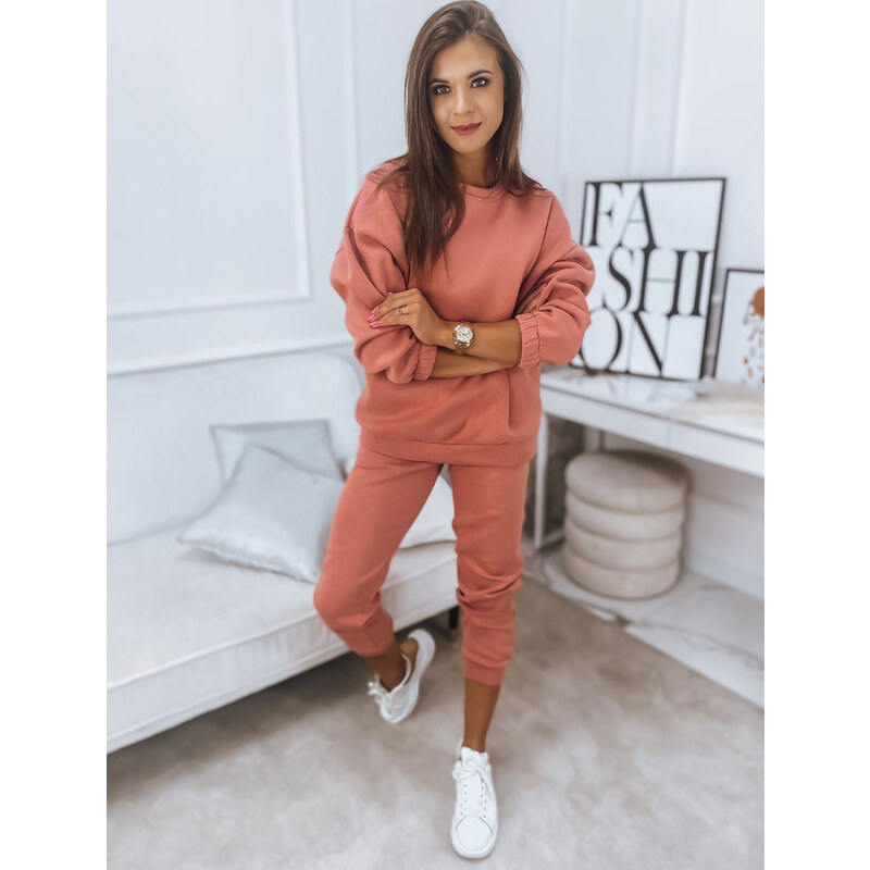 BASIC Lososovo ružová tepláková súprava ARIELLA PREMIUM AY0725 35493647