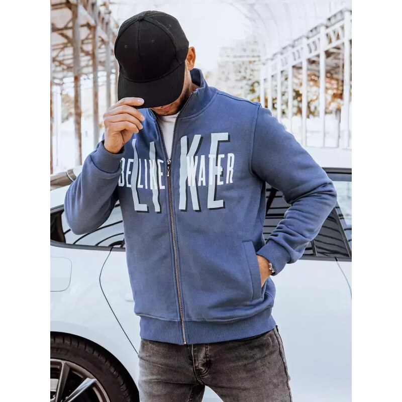 BASIC Modrá mikina Like BX5411 36296880