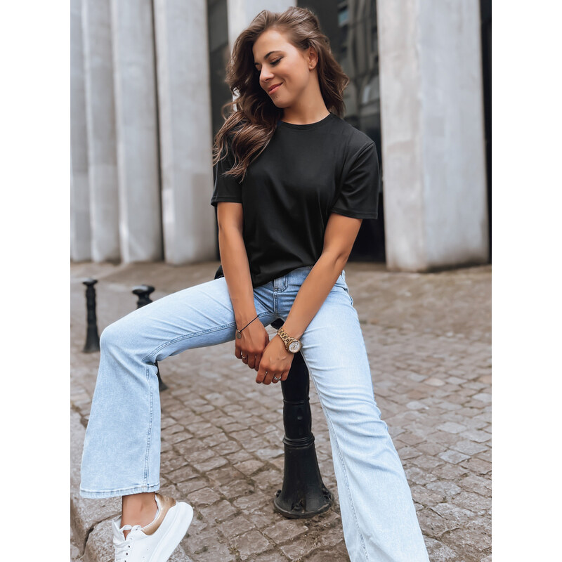 Čierne basic tričko MAYLA RY2123 39403144
