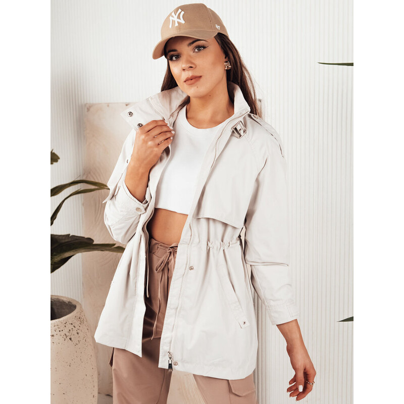 BASIC Biela dámska štýlová parka TILAN TY4274 50271830