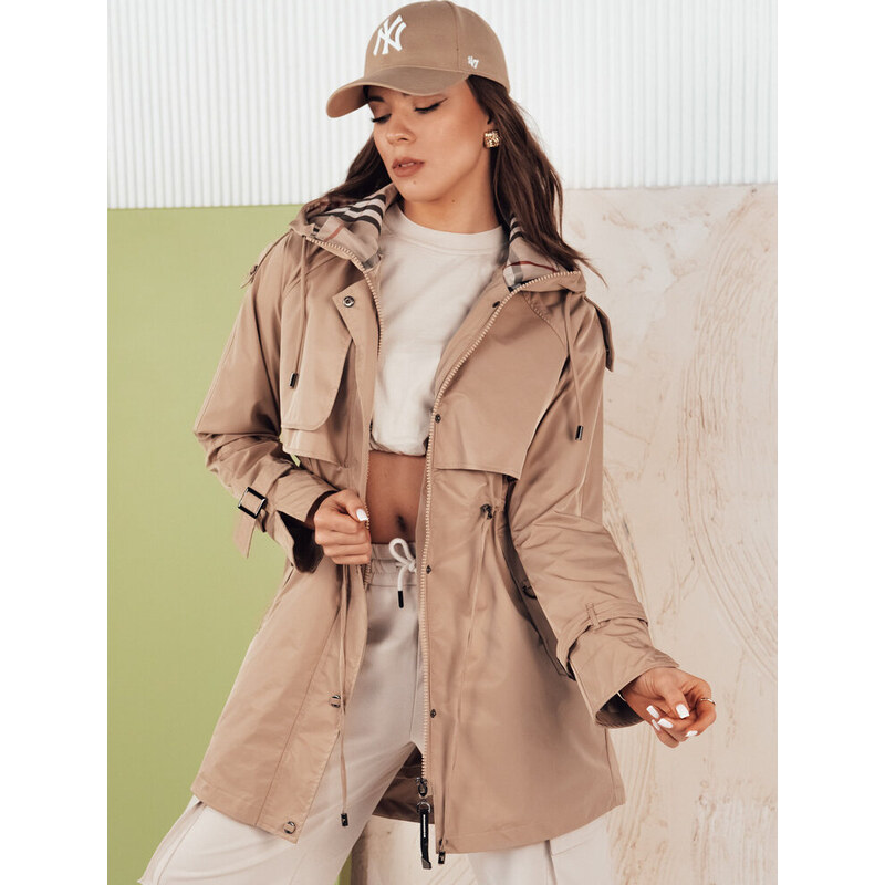 BASIC Béžová prechodná parka MOZA TY4283 50271842
