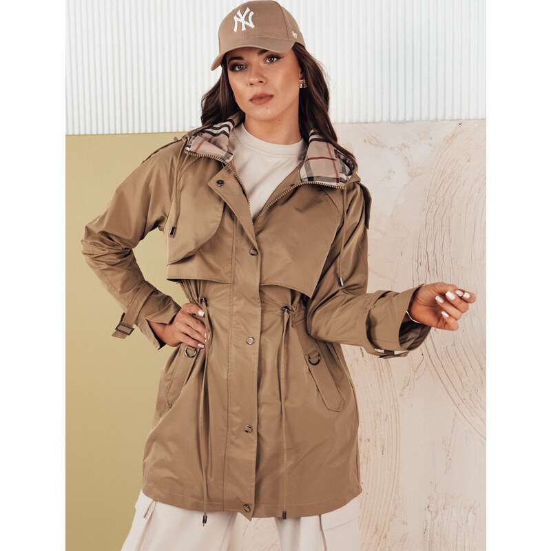 BASIC Tmavobéžová prechodná parka MOZA TY4284 50271844