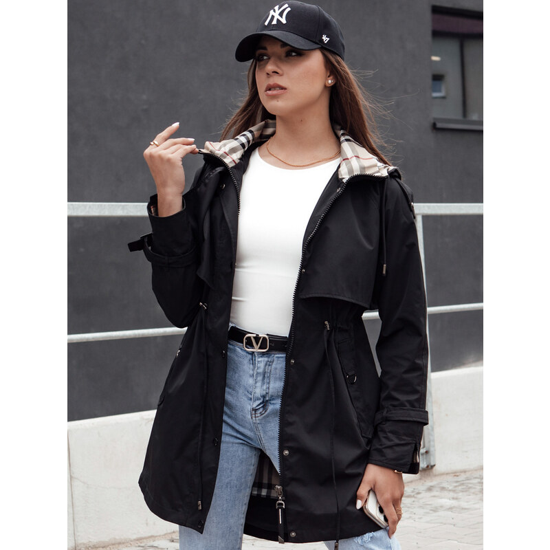 BASIC Dámska čierna parka FASHLOVE TY4392 57725739