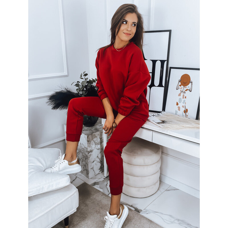 BASIC Červená tepláková súprava ARIELLA PREMIUM AY0732 35493651