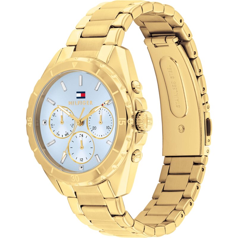 TOMMY HILFIGER Analógové hodinky MELLIE modrá / zlatá 62583470