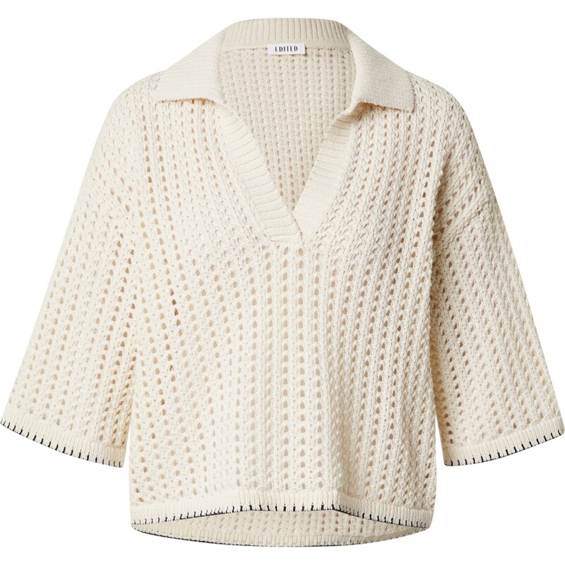 EDITED Sveter Sarai béžová / béžová melírovaná 63160746
