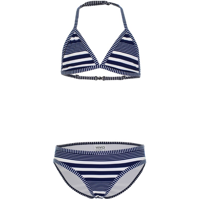 VIVID Bikiny námornícka modrá / biela 62584082