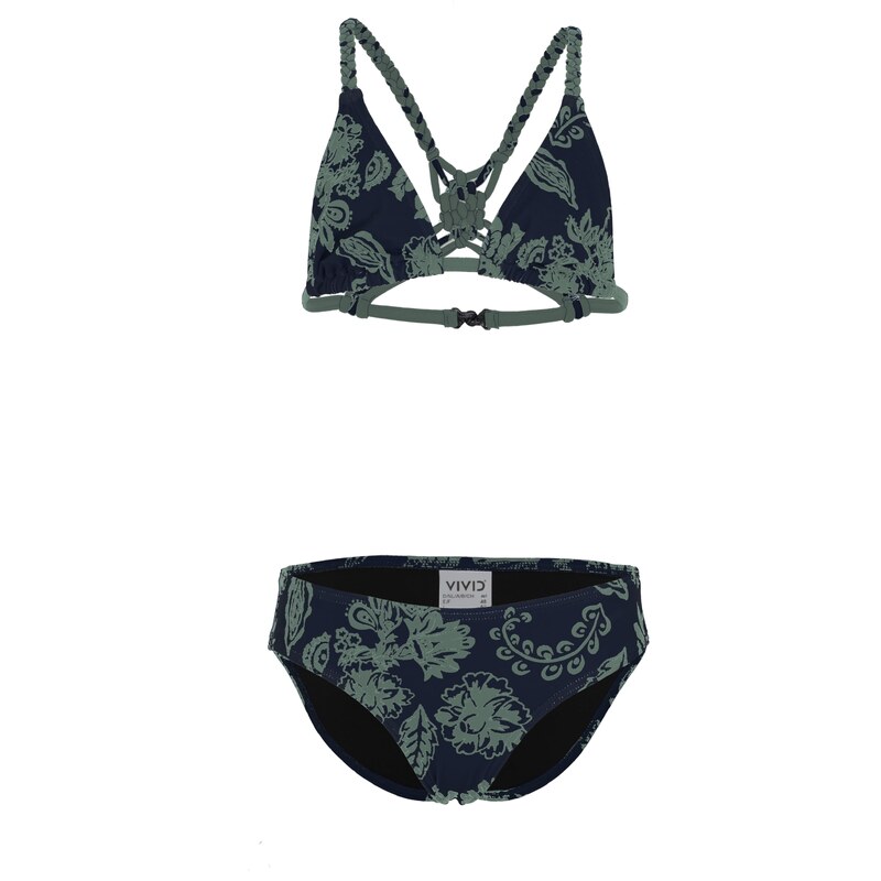 VIVID Bikiny tmavomodrá / tmavozelená 62584081
