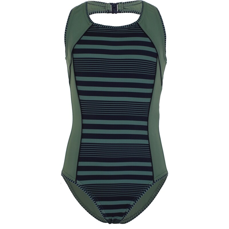 VIVID Jednodielne plavky tmavomodrá / tmavozelená 62584098