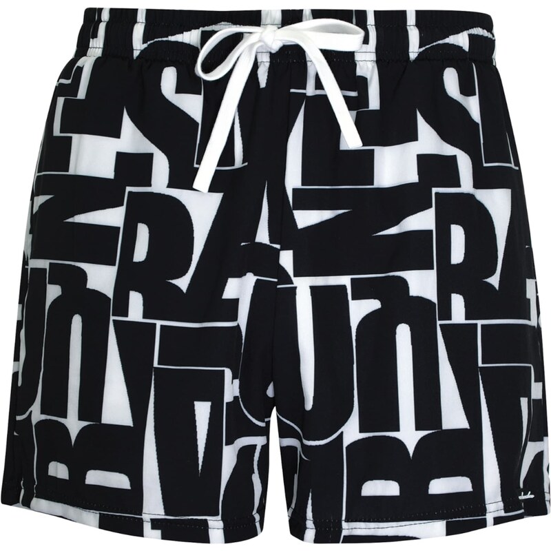 wavebreaker Plavecké šortky čierna / biela 62584112