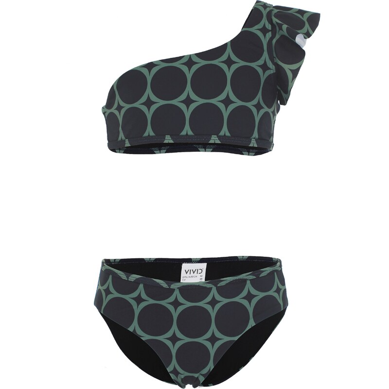 VIVID Bikiny tmavomodrá / tmavozelená 62584110