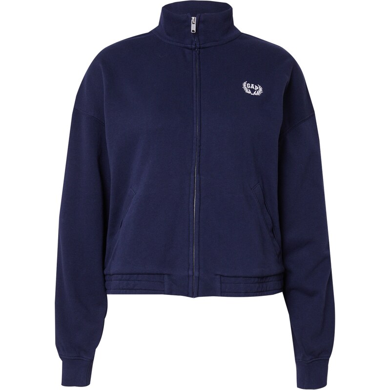 GAP Tepláková bunda námornícka modrá / biela 62994739