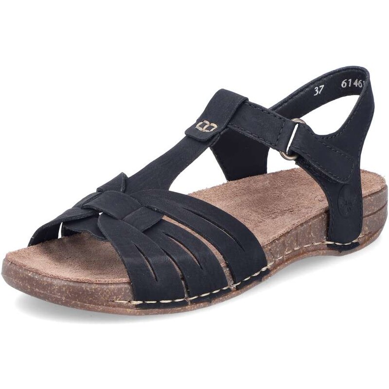 E-shop Dámske sandále RIEKER 61461-00 čierna S5