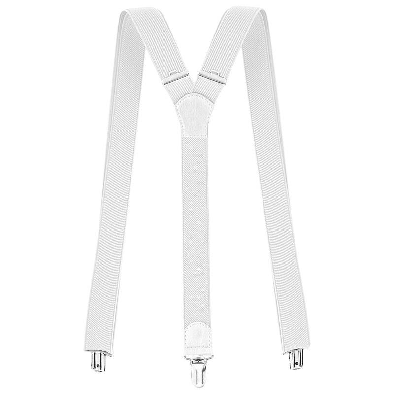 Traky na nohavice biele šírka 2,5cm 16956704