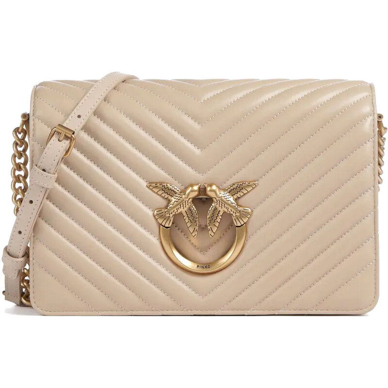 Pinko Dámska kožená crossbody kabelka 100063 A0GK C50Q 66587178