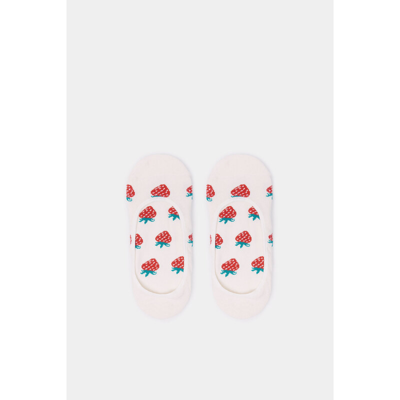 SPRINGFIELD Neviditeľné ponožky s jahodovým vzorom 62595738