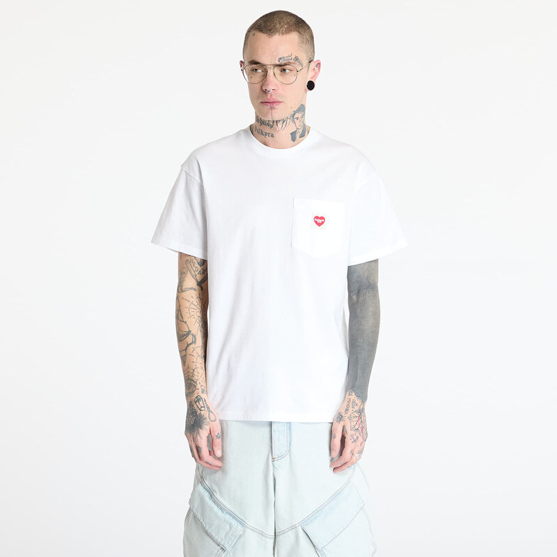 Tričko Carhartt WIP S/S Pocket Heart T-Shirt UNISEX White/ Red M 62578008