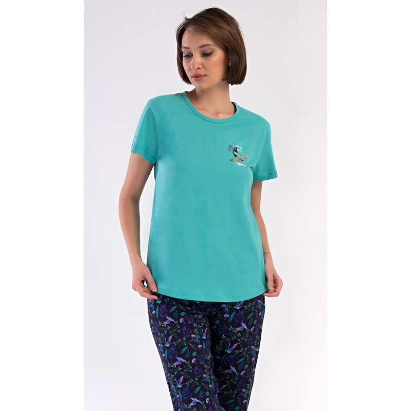 Vienetta Dámske capri pyžamo Hummingbird 66956527