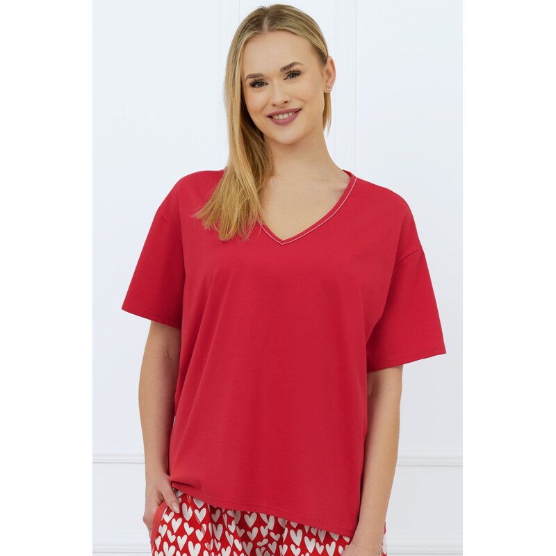 Italian Fashion dámske pyžamo so srdiečkami Evora - bavlna 62598100