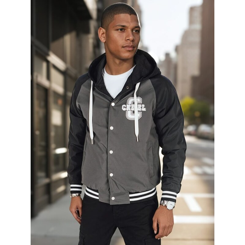 Dstreet Jedinečná obojstranná bomber pánska bunda 62598656