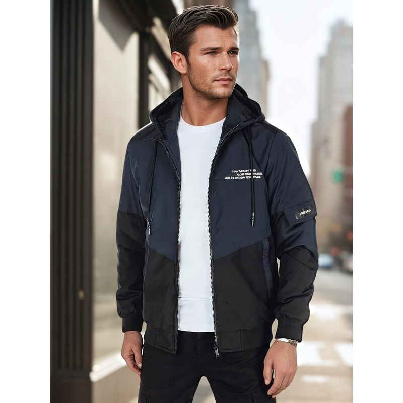 Dstreet Trendy tmavo-modrá športová bunda 62598658