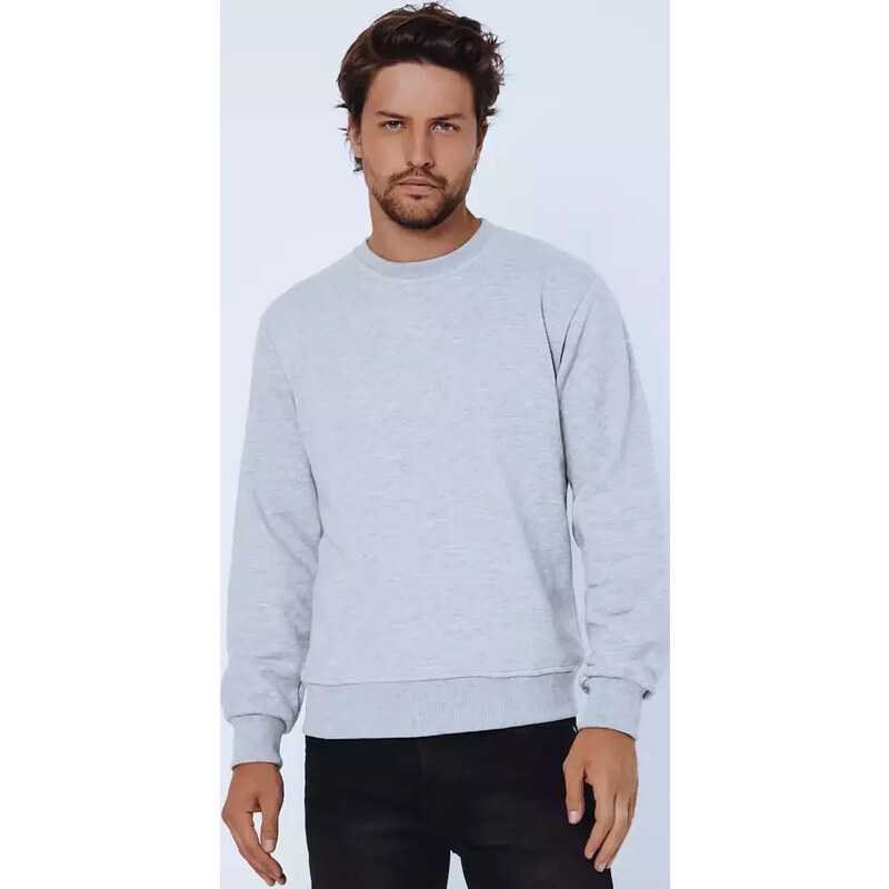 BASIC Svetlo šedá pánska mikina BX5007 27056530