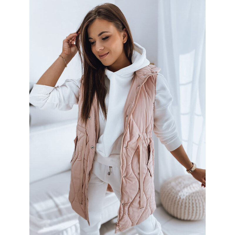 BASIC Ružová prešívaná vesta WELIA TY3296 35927963