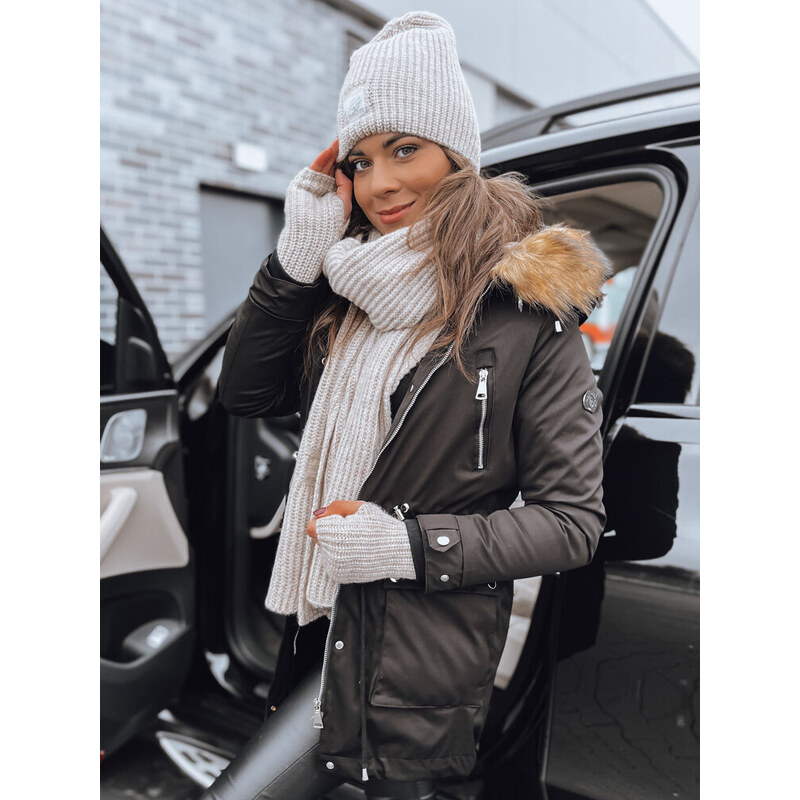 BASIC Čierna zateplená parka STELLA TY3180 35493692