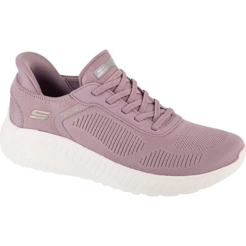 Ružové dámske tenisky Skechers Slip-Ins: BOBS Šport Squad Chaos - 62600438